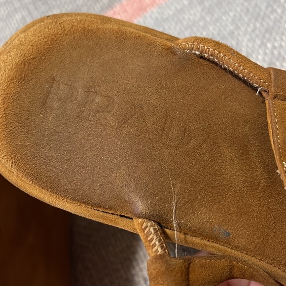 Vintage Prada Suede Wedge Sandals 38 - Picture 6 of 8